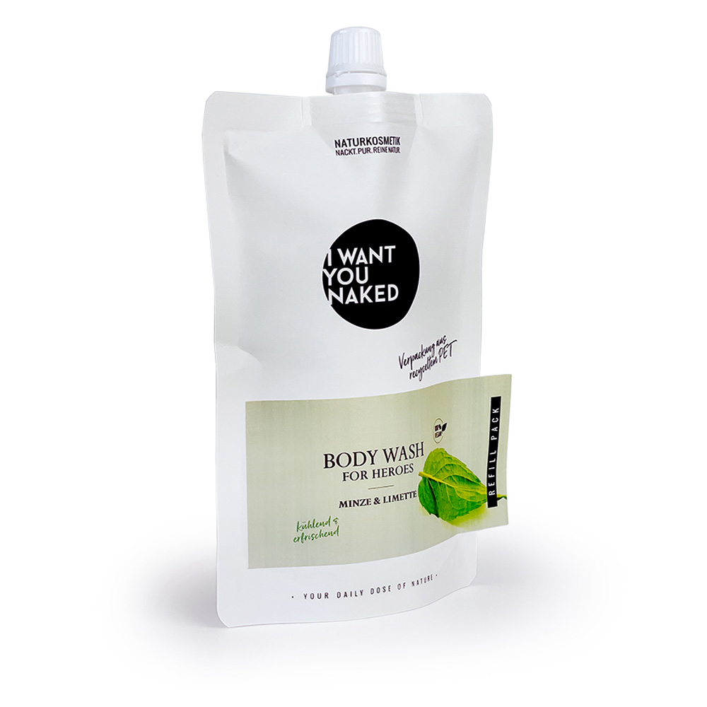 BODY WASH for Heroes con Lima y Menta 1000ml Recarga