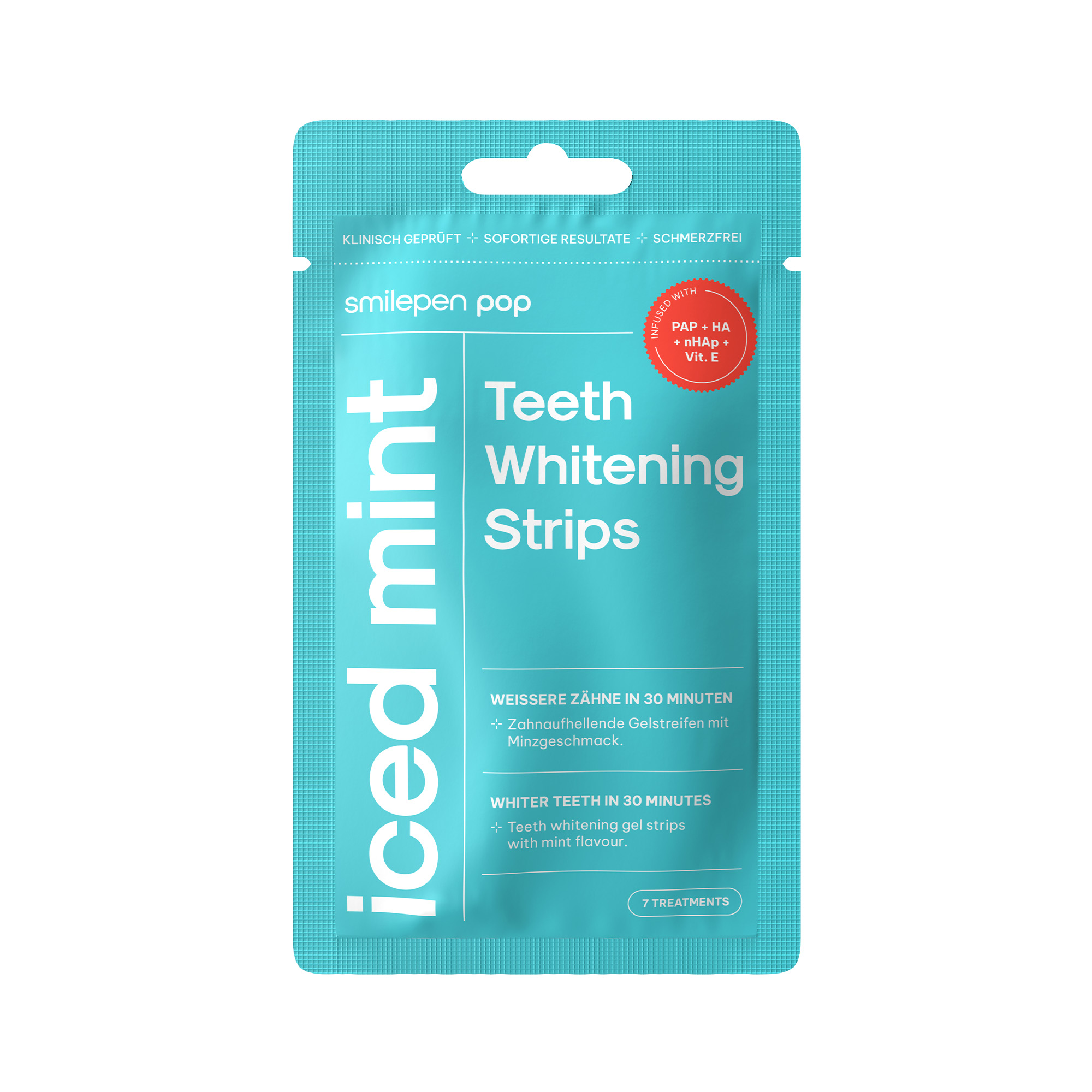 Pop "Iced Mint" Teeth Whitening Strips
